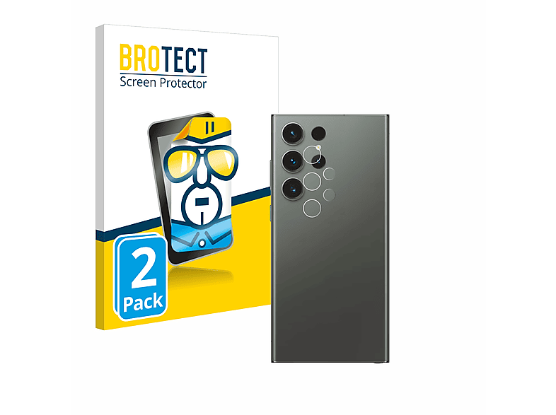 Enterprise Samsung S23 Schutzfolie(für Ultra BROTECT Edition) klare 2x Galaxy