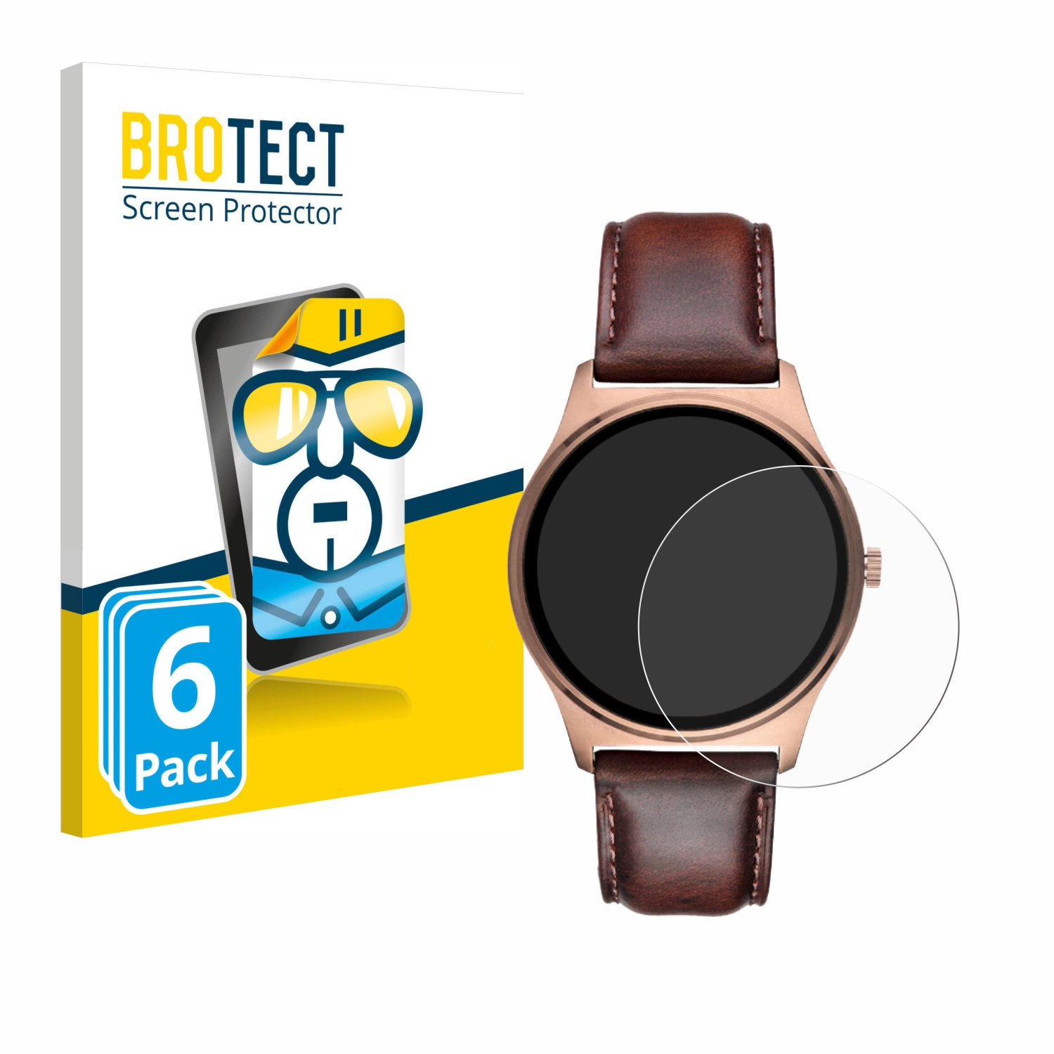 BROTECT Pro) 6x Schutzfolie(für Xcoast klare XC QIN
