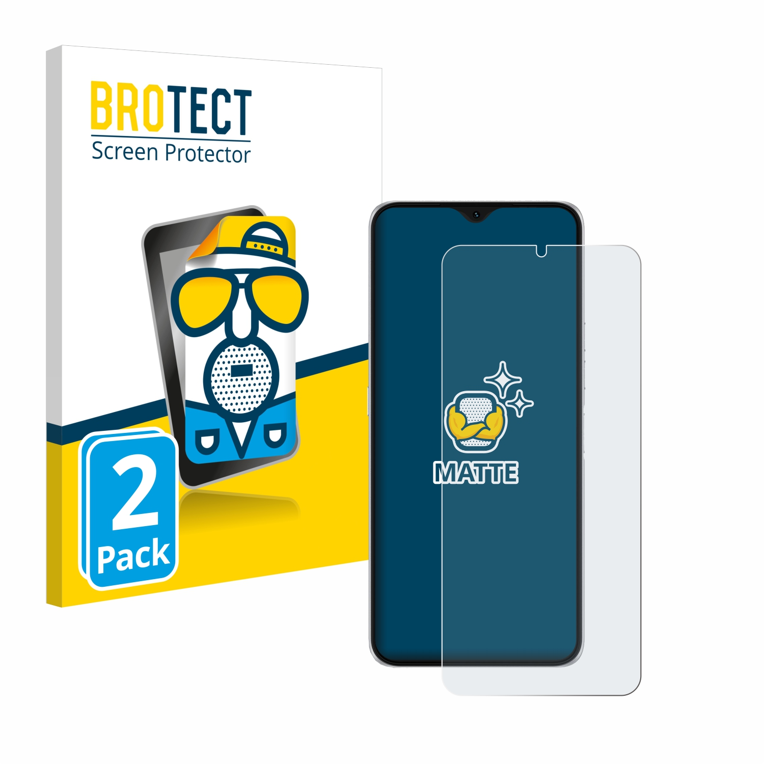 BROTECT Pro F3 Umidigi matte Schutzfolie(für 5G) 2x