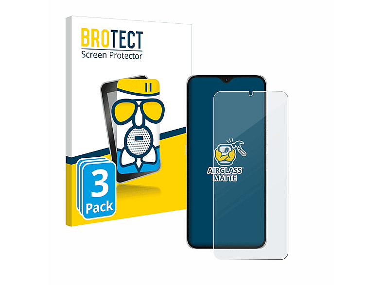 BROTECT 3x Schutzfolie(für Umidigi Pro Airglass 5G) matte F3