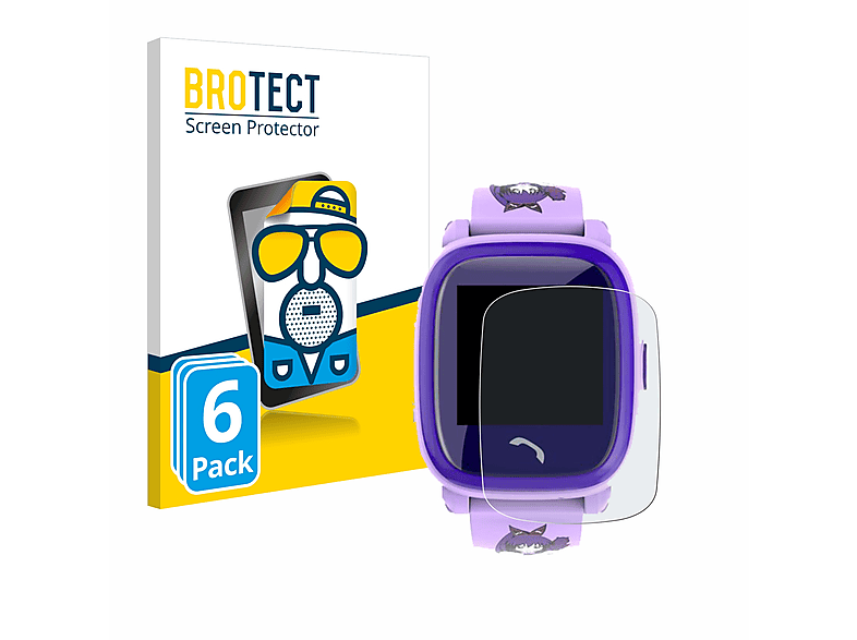 BROTECT 6x matte Schutzfolie(für Vidimensio Kleiner Delfin) | Smartwatch Schutzfolien & Gläser