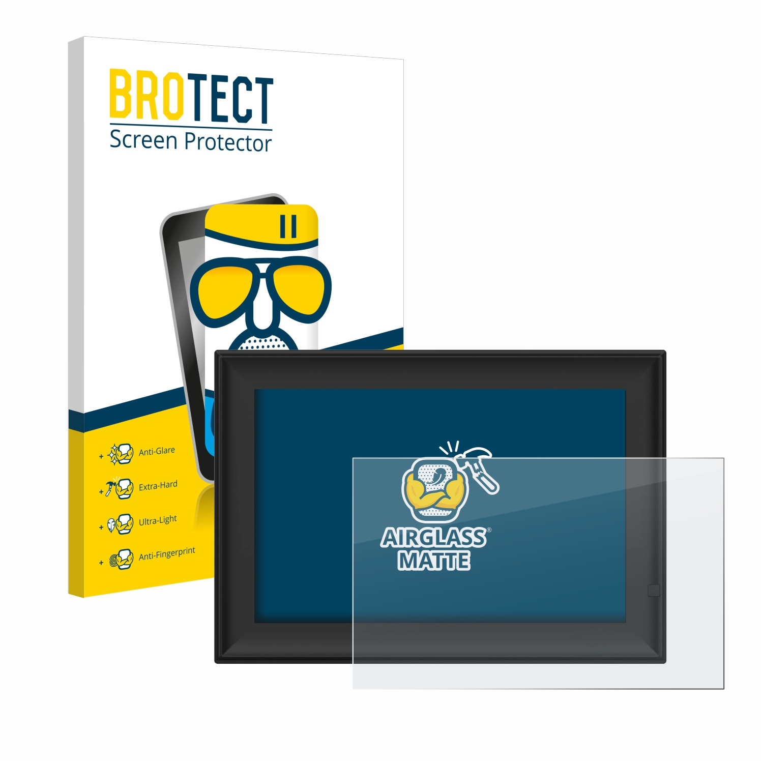 Yenock BROTECT Airglass Digitaler Bilderrahmen 10.1 matte Zoll) Schutzfolie(für