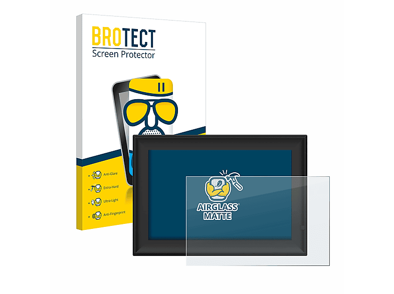BROTECT Airglass matte Schutzfolie(für Yenock Digitaler Bilderrahmen 10.1 Zoll)