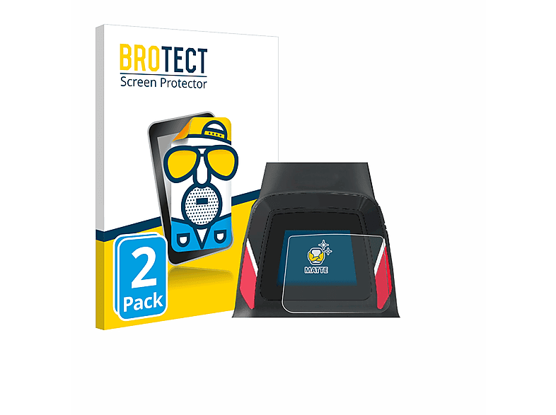BROTECT 2x matte Schutzfolie(für Motocaddy S1 Electric Trolley (2022)) | Navi-Taschen & -Schutzfolien