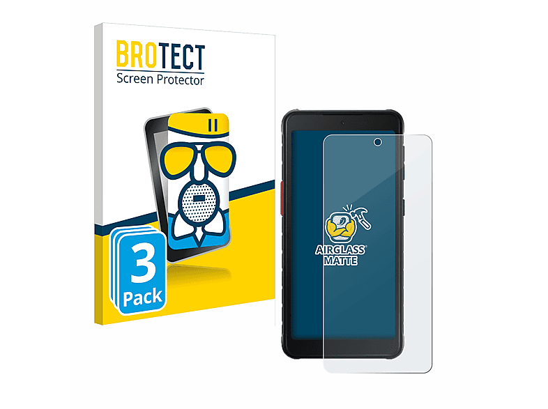 BROTECT 3x Airglass matte Schutzfolie(für Samsung Galaxy XCover 5) | Displayschutzfolien & Gläser