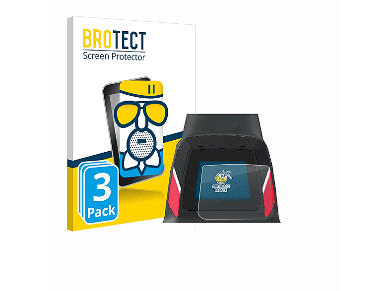 BROTECT 3x Airglass matte Schutzfolie(für Motocaddy S1 Electric Trolley (2022)) | Navi-Taschen & -Schutzfolien