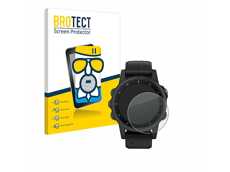 BROTECT Airglass matte Schutzfolie(für Garmin Fenix 5S Plus (42 mm)) | Smartwatch Schutzfolien & Gläser