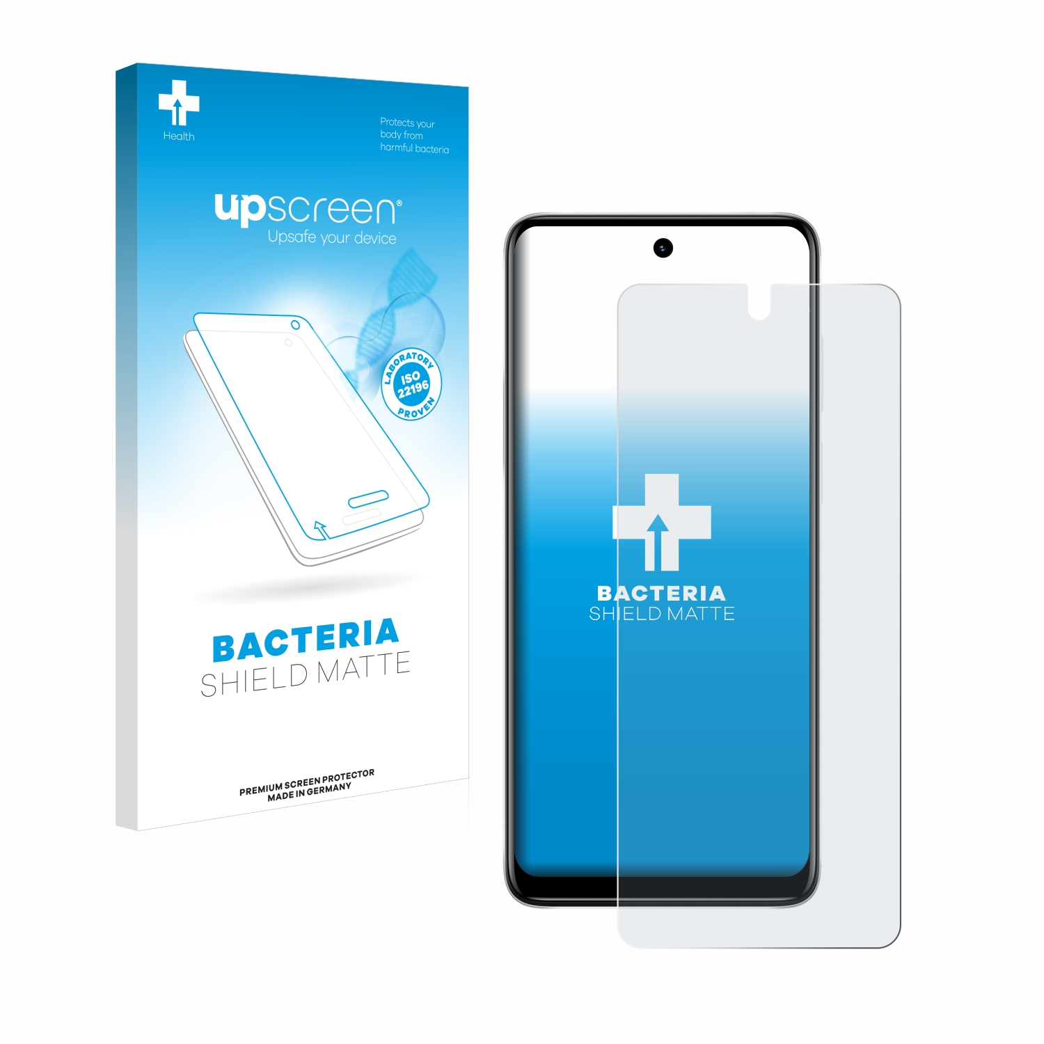Schutzfolie(für Moto entspiegelt matte UPSCREEN Motorola E32s) antibakteriell