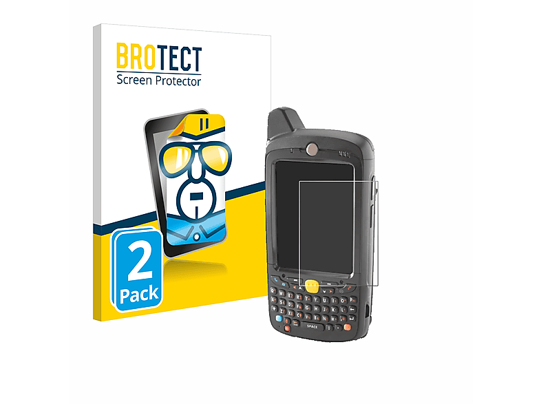 BROTECT 2x klare Schutzfolie(für Motorola MC65)