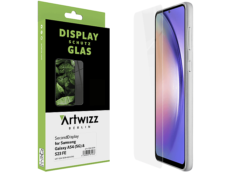 Galaxy Galaxy Samsung A54 (5G)) S23 ARTWIZZ Displayschutz(für FE, SecondDisplay