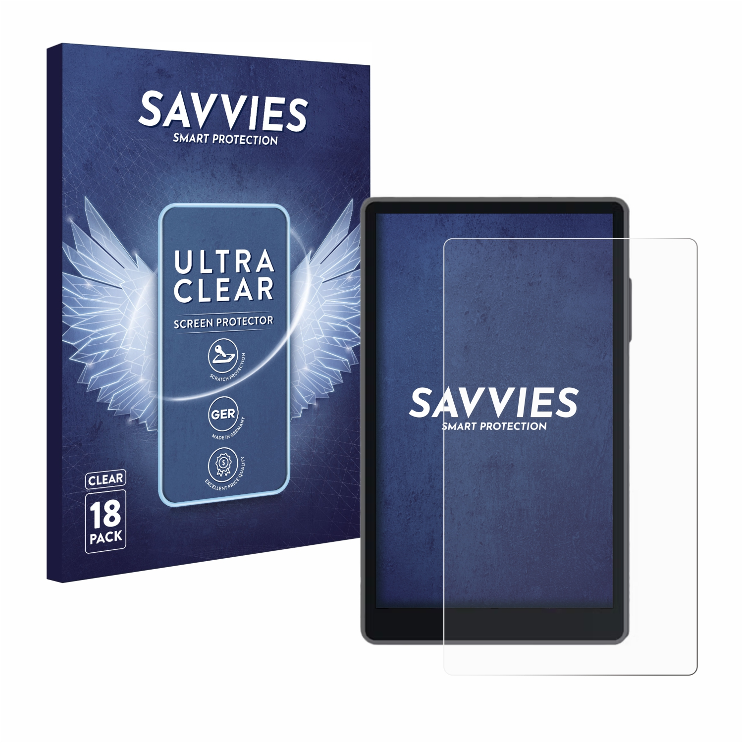 SAVVIES 18x Pro) Keystone 3 klare Schutzfolie(für