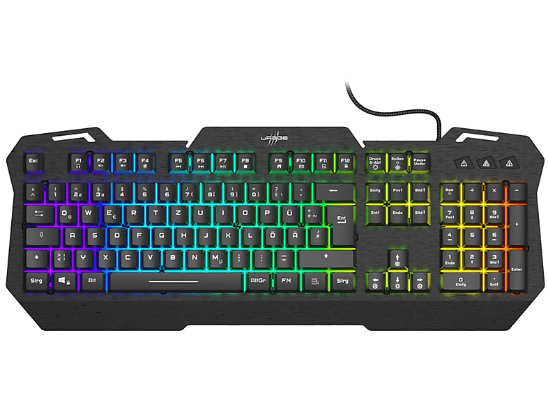 Exodus URAGE Gaming-Tastatur, Rubberdome 450,