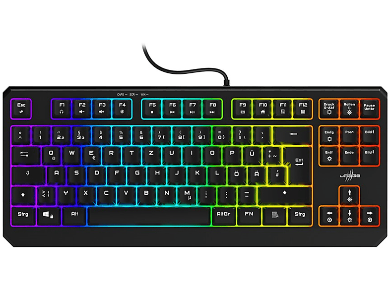 Rubberdome Exodus TKL, 220 Gaming-Tastatur, URAGE