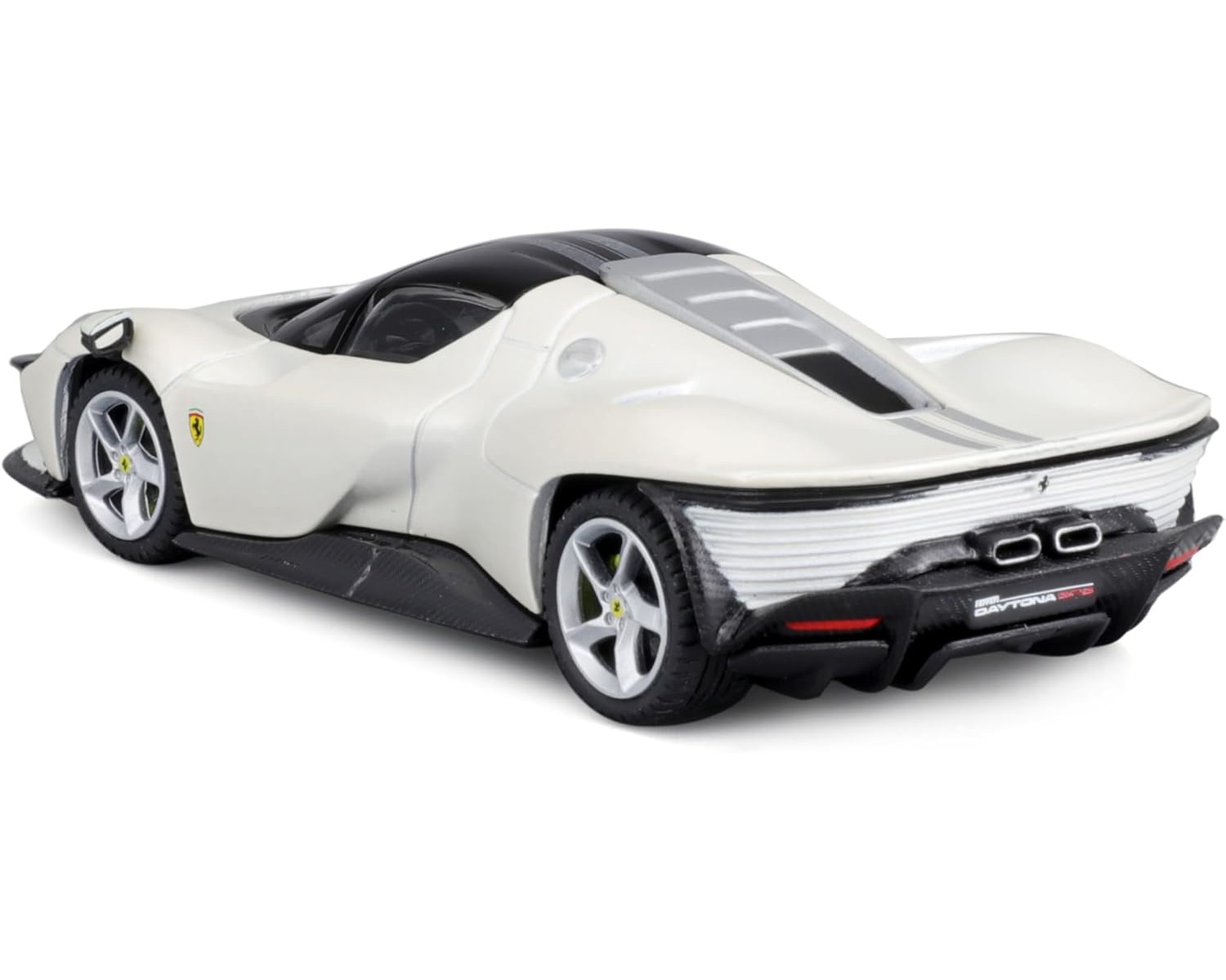 BBURAGO Ferrari Edition (weiß, Daytona Signature SP3 Spielzeugauto Maßstab 1:43)