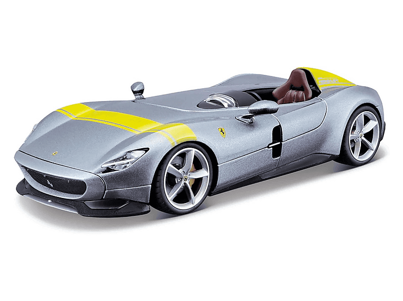 Bburago Ferrari Daytona SP3 Modellauto – 1:43, Weiß, Signature Edition, In Hardcase, Ca. 10 Cm