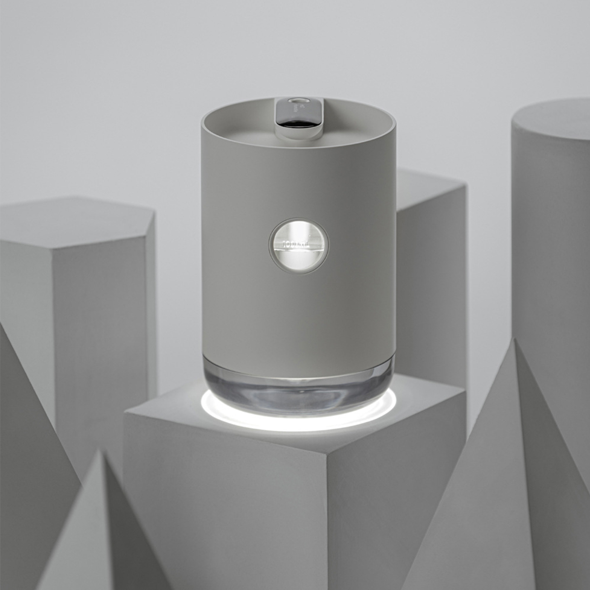 SHAOKE USB-Luftbefeuchter 10 (Raumgröße: Rosa 3000mAh Wasser Luftbefeuchter & LED-Anzeige m²) 1000ml Nachtlicht