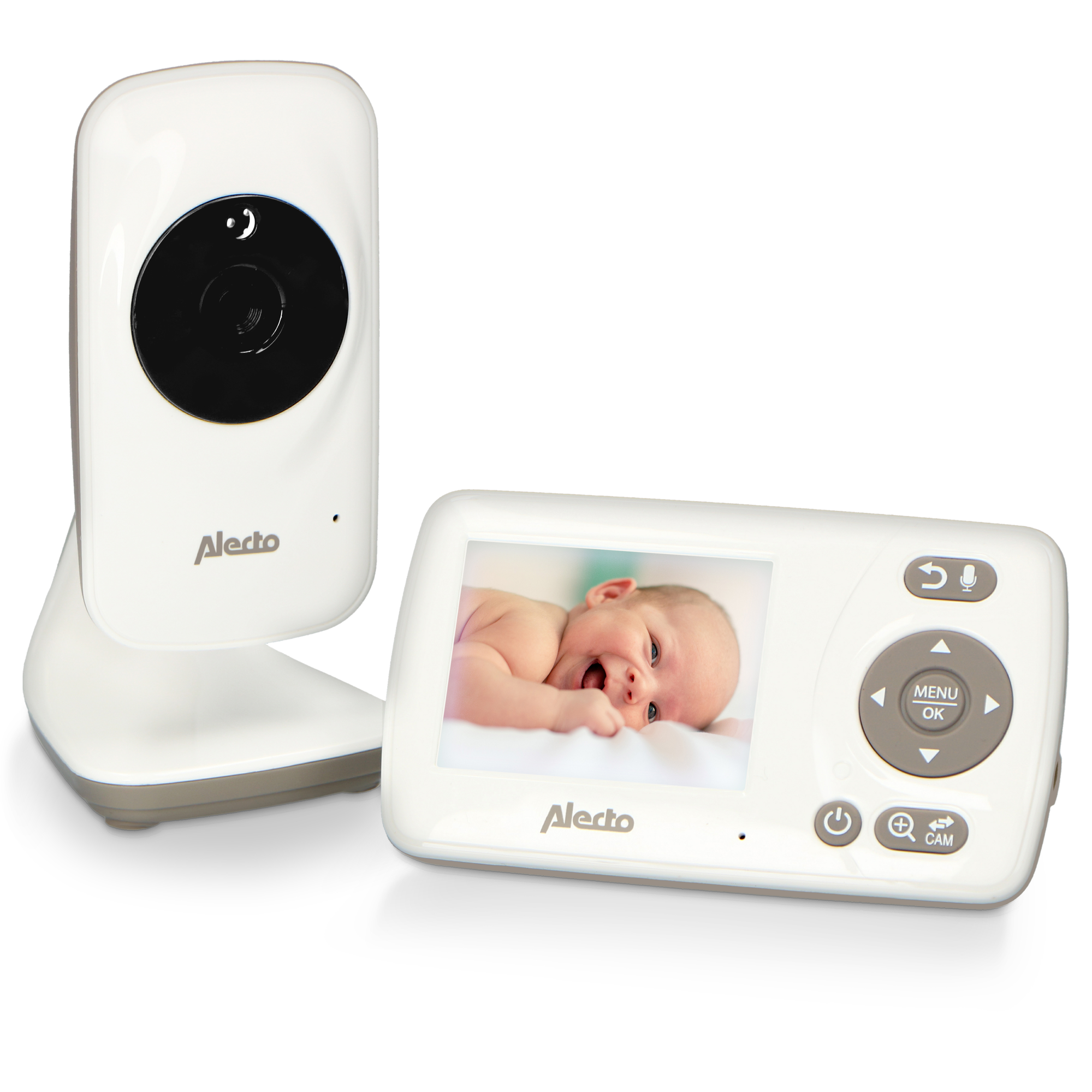 Farbdisplay 2,4 ALECTO Video-Babyphone - - Zoll DVM-71