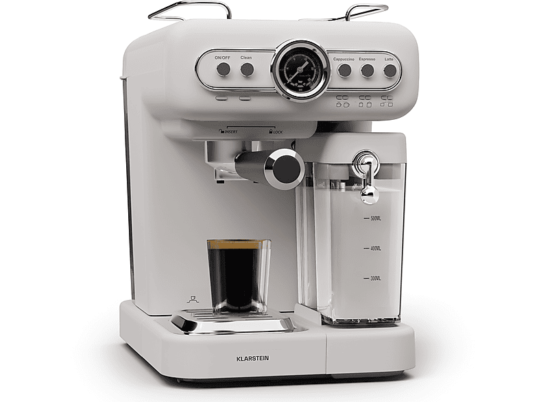 Milk Evo Espressomaschine Creme KLARSTEIN Espressionata