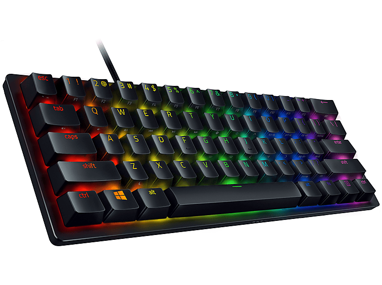 Razer Huntsman Mini & vgn f1 promax セット RAZER Huntsman Mini Gaming Toetsenbord | Purple Switch bedraad
