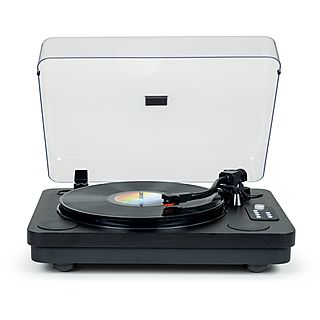 Tocadiscos  - TT650BT THOMSON, 1x entrada AUX, Aux RCA , 1x Bluetooth, 1x USB, 33 45 78 U/Min, Negro