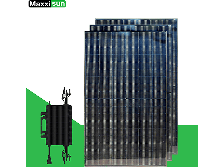 Balkonkraftwerk MAXXISUN Line Black