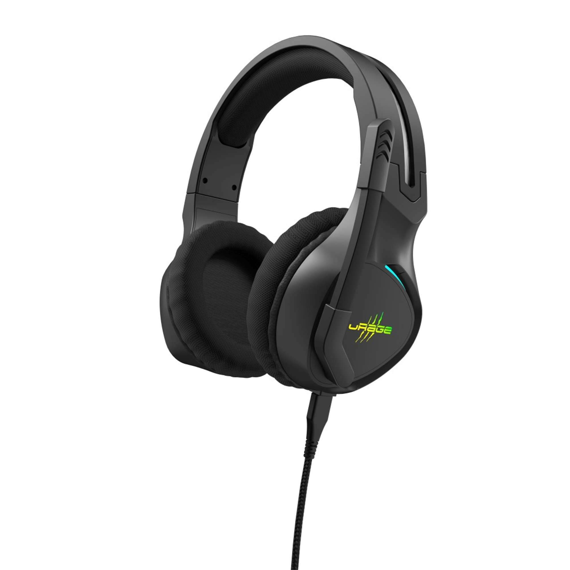 7.1 V2, SoundZ Schwarz Over-ear Gaming-Headset 710 URAGE