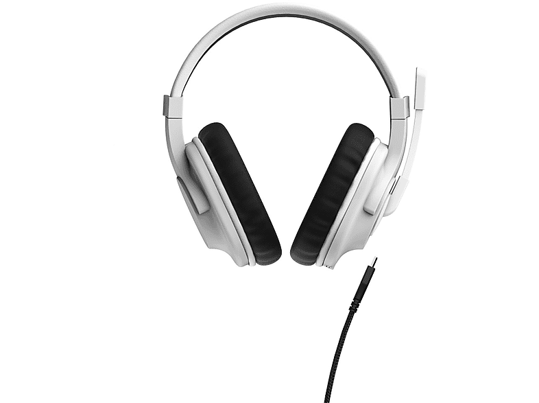 URAGE SoundZ 100 V2, Over-ear Weiß Gaming-Headset