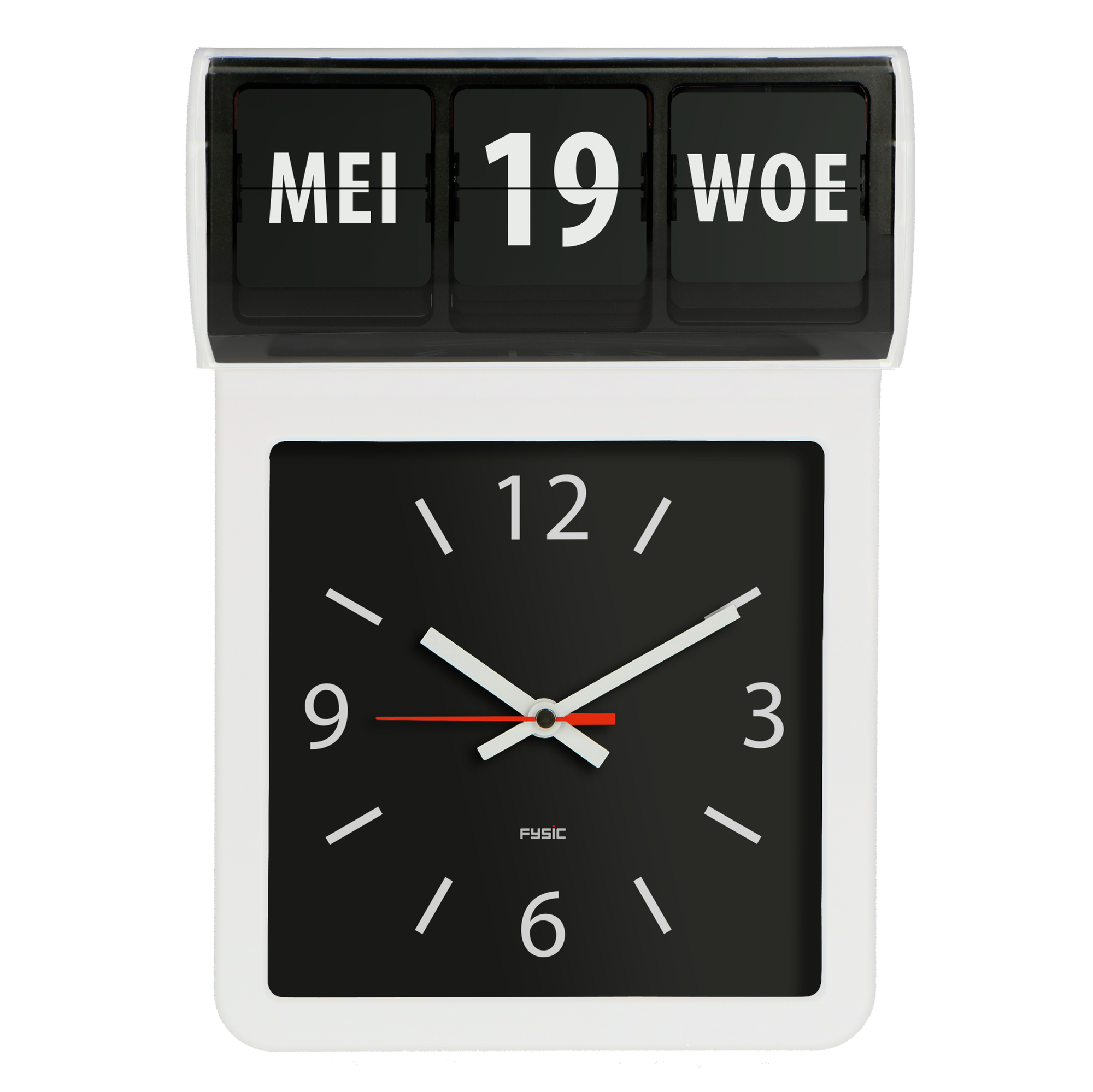 - mit Demenz-Uhr - FK800 Datum Zeit, Tag FYSIC analoge und Wanduhr Große