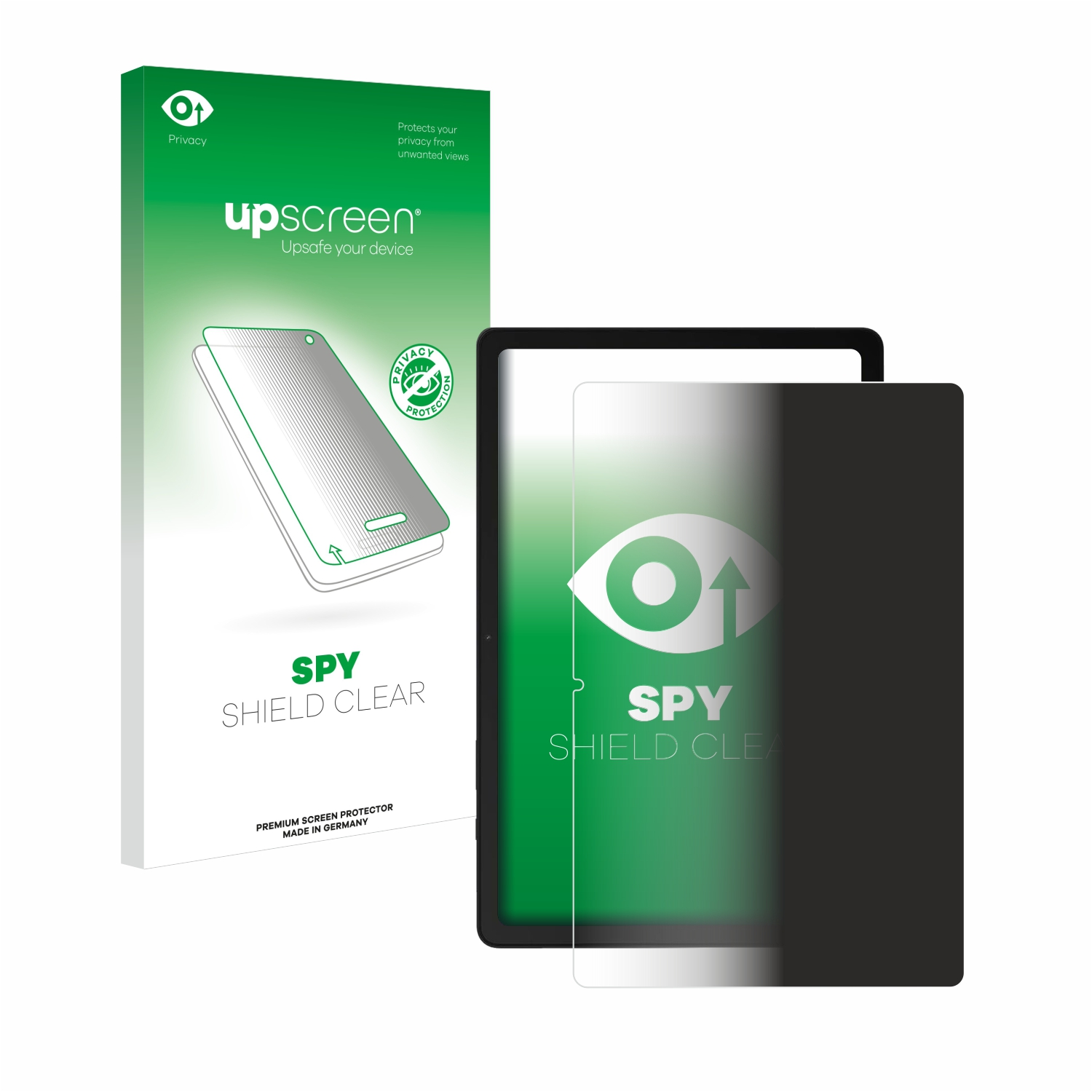 UPSCREEN Anti-Spy Schutzfolie(für A9 Galaxy Tab WiFi) Samsung Plus