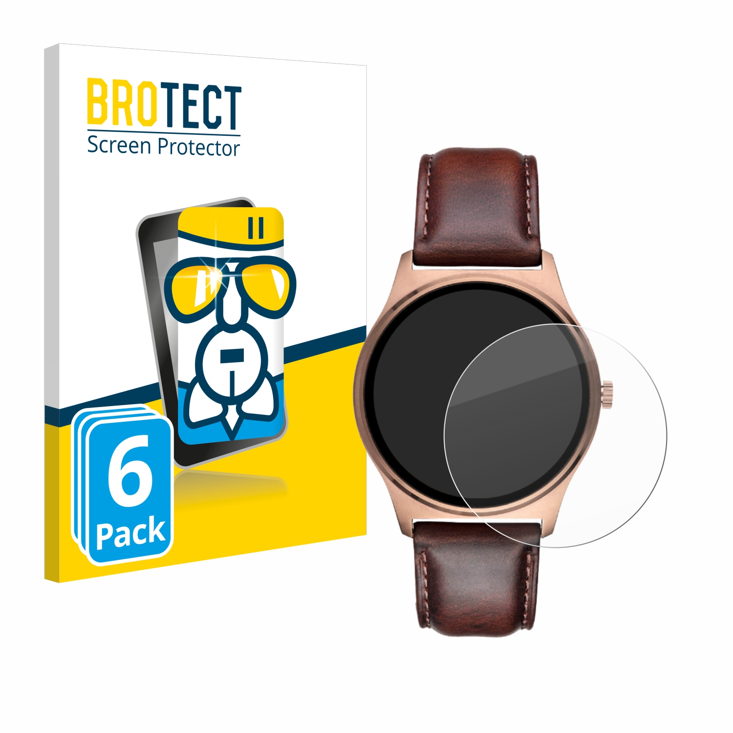 BROTECT 6x Xcoast Airglass XC Pro) klare QIN Schutzfolie(für