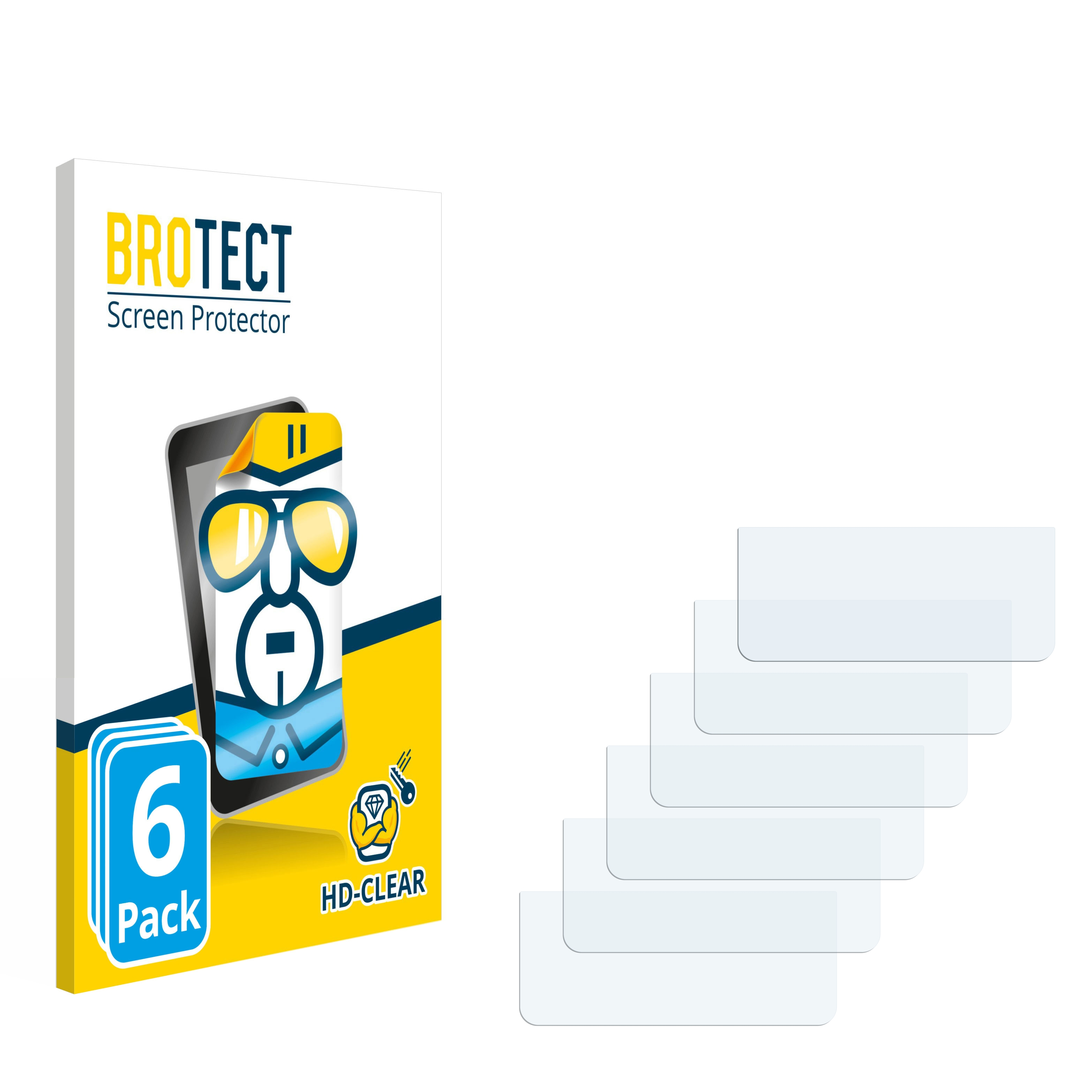 BROTECT 6x klare Schutzfolie(für Zettle Portable Receipt Printer)