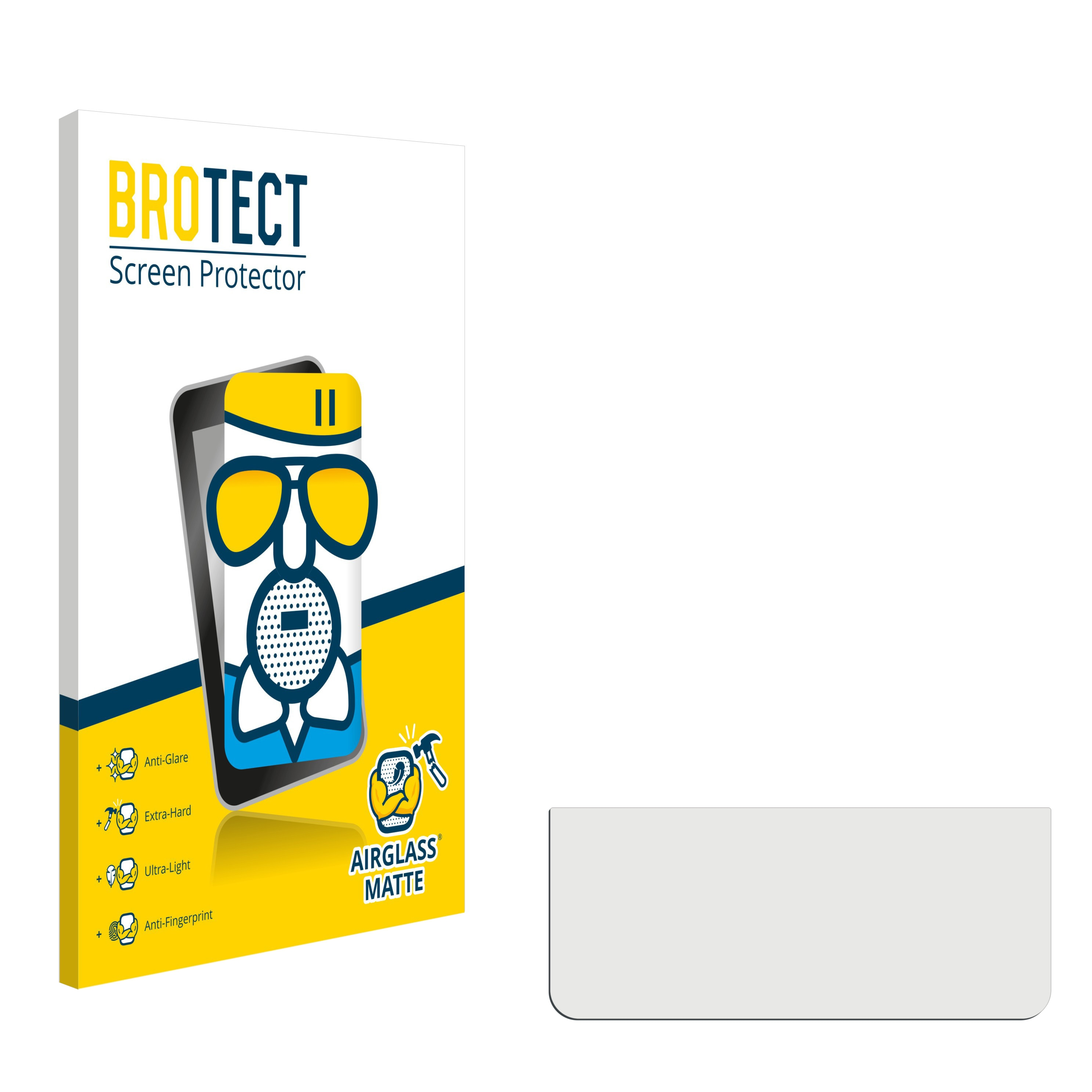 Zettle Receipt matte Printer) Airglass Schutzfolie(für BROTECT Portable