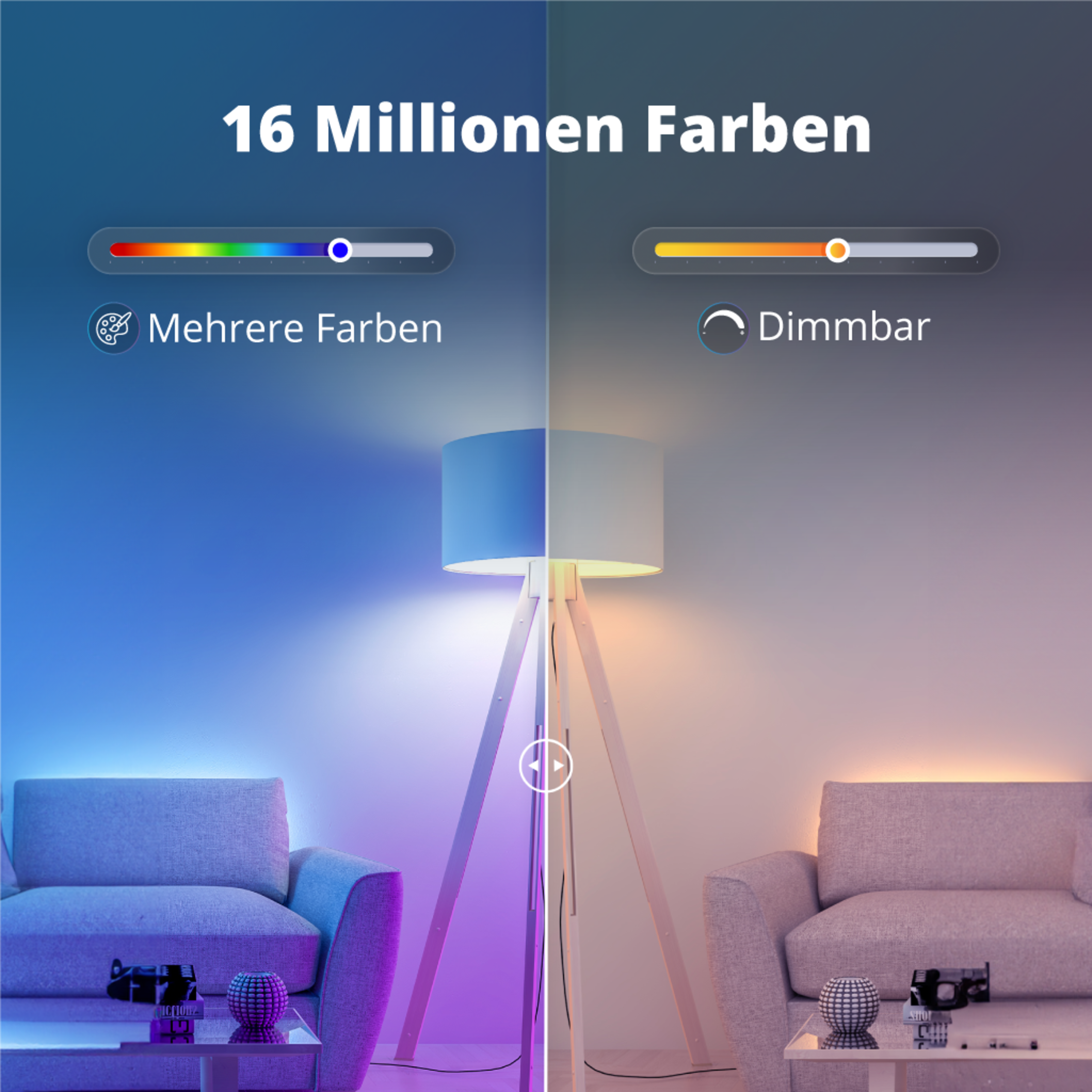 LIDEKA E14 LED Lampen Dimmbar 6W 600Lm Watt 6 Multicolors 7er-Pack LED-Leuchtmittel E14