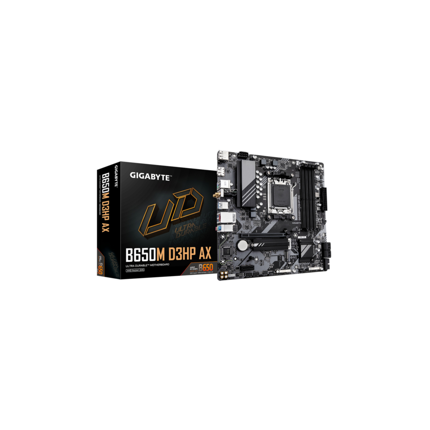 (D) GIGABYTE GA-B650M (AM5) D3HP schwarz Mainboards AX