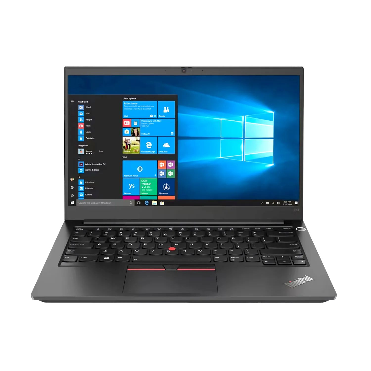 Display, 5 2021 Notebook AMD 14 GB Ryzen™ Zoll ThinkPad Prozessor, SSD, mit eingerichtet, RAM, GB fertig Schwarz LENOVO E14, 2000 Office Pro, 12