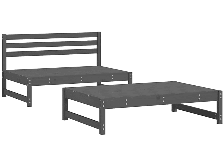 Grau VIDAXL Gartensofa, 825725