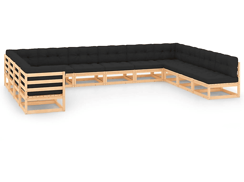 VIDAXL 3083851 Stuhlset, und Grau Gartentisch