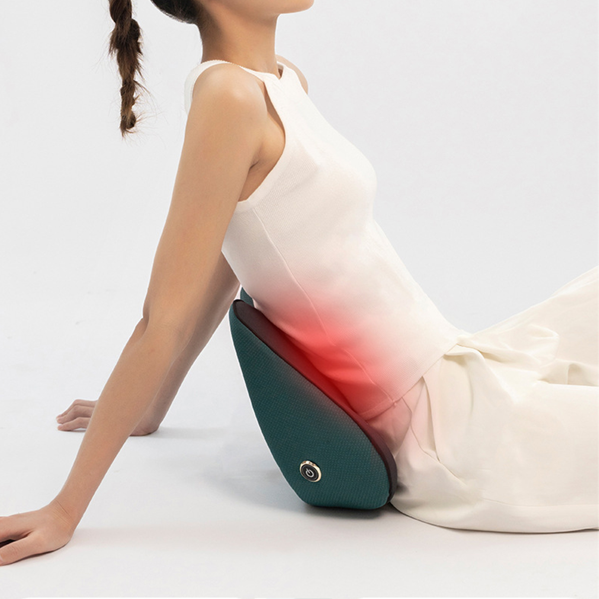 SHAOKE Multifunktionaler - Rücken- Wärmetherapie Entspannung - Massagegerät Nackenmassagegürtel und pur