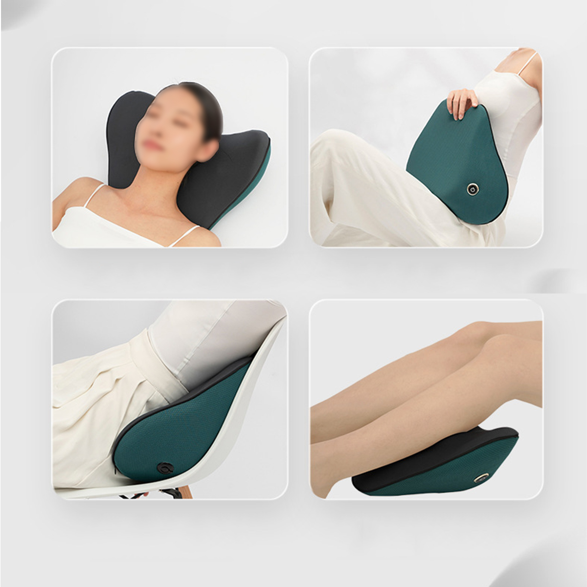 SHAOKE Multifunktionaler Rücken- und Nackenmassagegürtel Entspannung - Wärmetherapie - pur Massagegerät