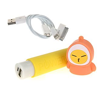 Powerbank - DAM ELECTRONICS J070, 3200 mAh, Usb, Amarillo