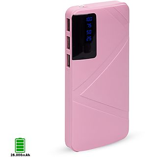 Powerbank - DAM ELECTRONICS R8, 26000 MaH, Usb, Rosa