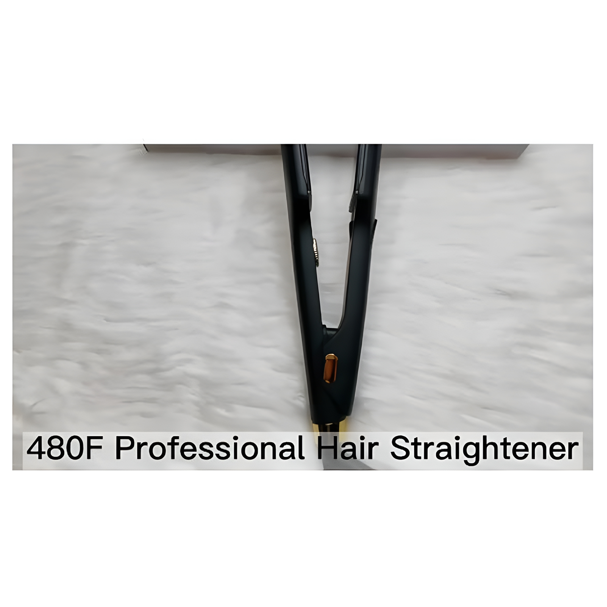 breite Haarglätter-Klammer mit Temperaturstufen: Glätteisen, Keramikbeschichtete 10 LED-Anzeige SHAOKE