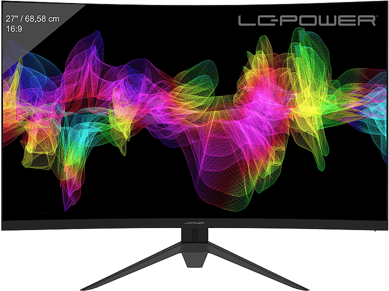 LC POWER LC-M27-QHD-165-C 27 Zoll QHD Gaming Monitor (1 ms 