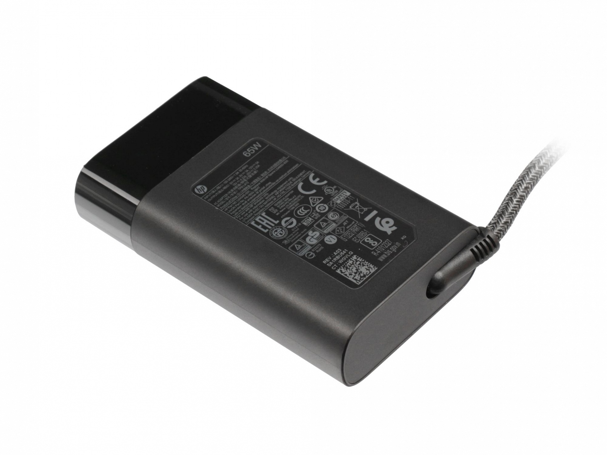 abgerundetes L45962-001 Original Netzteil USB-C 65 HP Watt