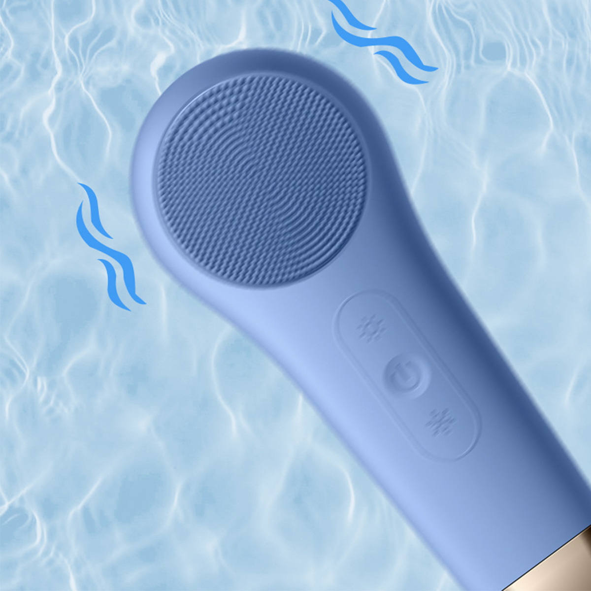 Zwei weiße Haarglätter mit Dampf, Temperaturanzeige.