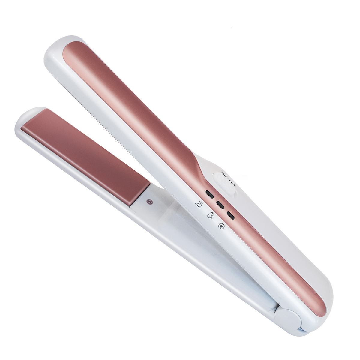 SHAOKE Mini Wireless Haarglätter Nass/Trocken vielseitig USB-aufladbar einsetzbar Glätteisen, Temperaturstufen: 10 Keramik