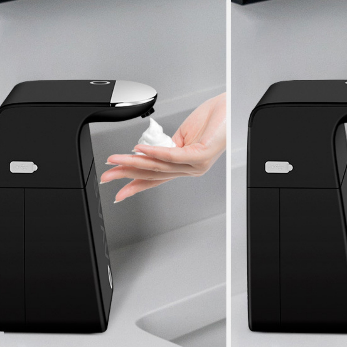 Schaumseifenspender Händehygiene SHAOKE wasserdicht kontaktlos und Seifenspender Bequeme automatischer