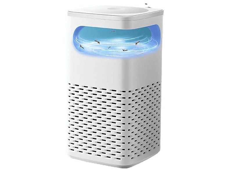 SHAOKE Mückenlampe mit leisem Betrieb - 360° UV-LED  99% UV-Abtötung Mückenvernichter