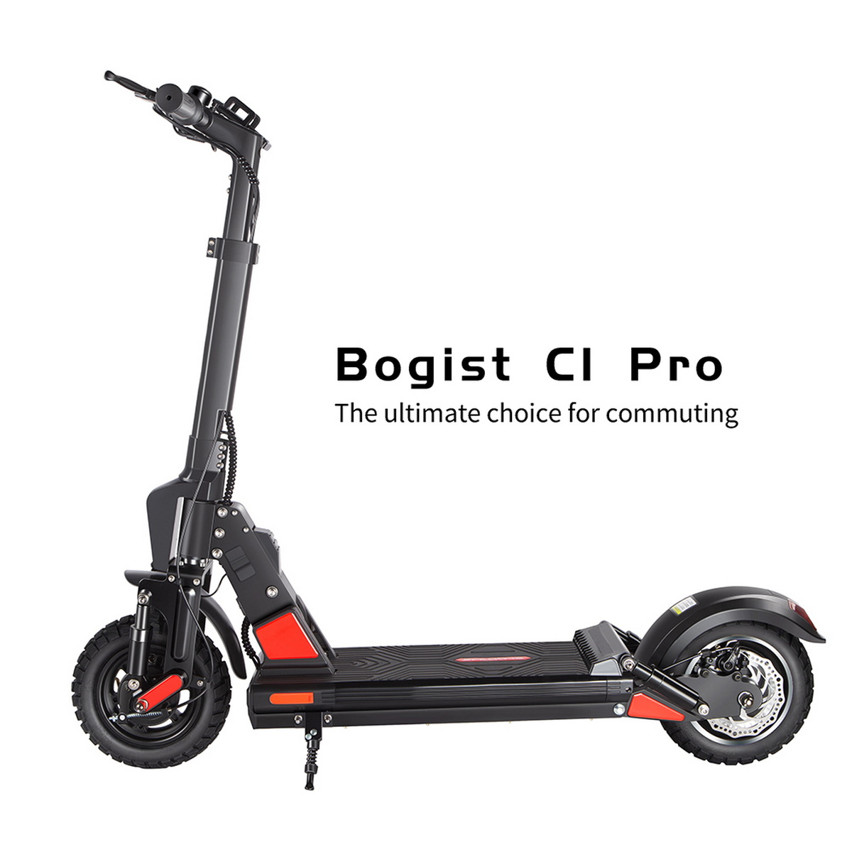 BOGIST C1 Pro E-Roller (10 Zoll, Schwarz)