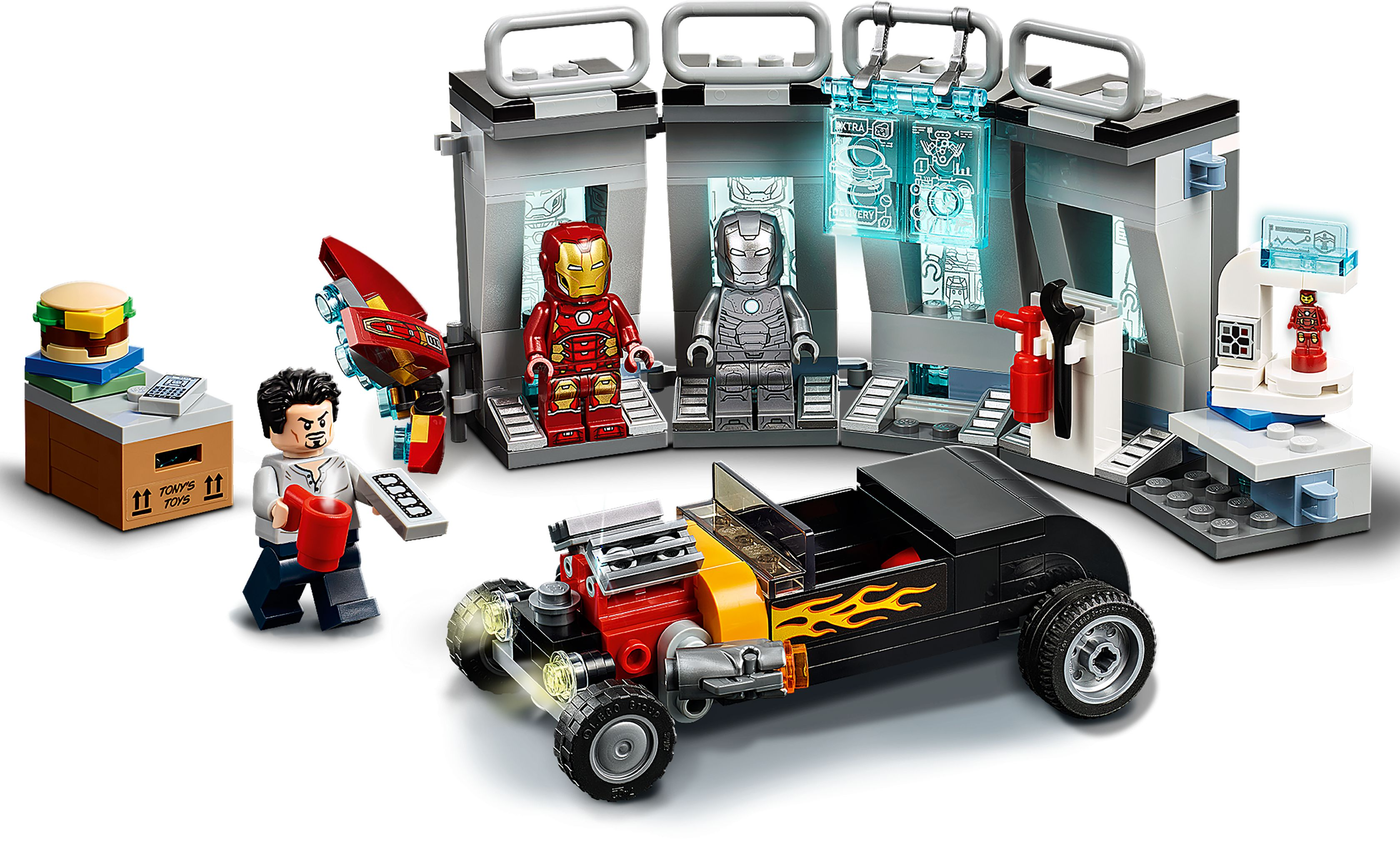 Tony 76167 Arsenal Mans Avengers Stark Bausatz Iron LEGO
